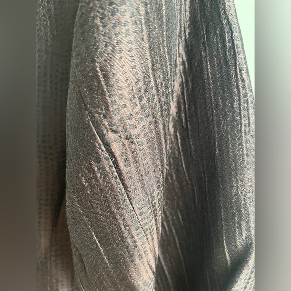 Eileen Fisher Women Silk Jacket Blazer Coat Brown Textured Silk Lined $299 Med - Picture 5 of 12